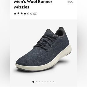 Allbirds Men’s Wool Runner Mizzles